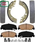 Detroit Axle Brake Kit For 92-00 Honda Civic, Front Ceramic Pads W/hardw. Fixed Price $78.92.