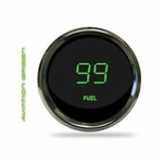 Intellitronix MS9016G Led Digital Fuel Gauge 2-1/16" To 99 % Chrome Green. Fixed Price $73.11.