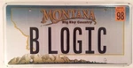 Montana Vanity Be Logic License Plate Sensible Maths Science Reasoning Rational. Fixed Price $64.99.
