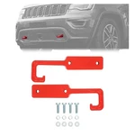 Ecotric Front Tow Hooks Compatible With 2015-2023 Jeep Grand Cherokee Red Steel. Fixed Price $99.29.