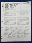 Original Kenwood KRC-607 6701RY 687 X657 Cassette Receiver Service Manual. Fixed Price $19.95.