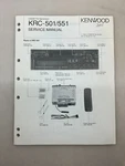 Kenwood KRC-501 551 Original Service Manual Free Shipping. Fixed Price $14.00.