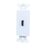 1 Port Hdmi Decorator Wall Plate Insert - 4K/8K Keystone Jack Cov.... Fixed Price $15.67.
