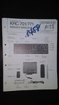 Kenwood KRC-601 661 Service Manual Original Repair Book Stereo Car Radio Tape. Fixed Price $19.98.
