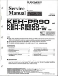 Pioneer KEH-P990 Multi Cd/dsp Control Fm/am Tuner Deck Amplifier Service Manual. Fixed Price $20.00.