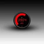 Intellitronix Red Led Digital Tachometer With Black Bezel M9003R. Fixed Price $173.40.