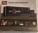 Dual XR4115 Digital Media Receiver Din Usb Sd Aux Detachable Faceplate Remote. Fixed Price $39.99.