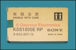 Genuine Sony KSS-1000E-RP Laser Head Part # 8-820-207-12 New Sealed. Fixed Price $38.50.