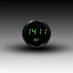 Intellitronix Green Led Pyrometer/egt 2 5/8" Gauge - Black Bezel. Fixed Price $214.48.
