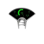1955-1956 Bel Air Digital Gauges Green Led Intellitronix DP1101G Made Usa. Fixed Price $434.24.