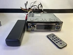 Super Rare Panasonic CQ-C8100U Cd Player Faceplate, Case, And Remote. Fixed Price $250.00.