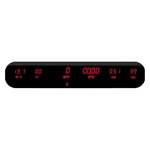 Intellitronix DP10002R Led Digital 6-GAUGE Panel Kit, Red. Fixed Price $449.22.