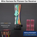 Wire Harness For Pioneer DEH-P2900MP DEHP2900M Car Receiver Kit With Connectors. Fixed Price $11.95.