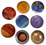 Melamine 8" Solar System Space Planet Plates Unemployed Philosophers Guild. Fixed Price $36.00.