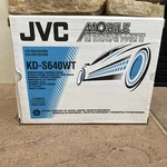 Jvc KD-S640WT Cd In Dash Receiver. Fixed Price $79.99.