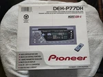 Pioneer DEH-P77DH Empty Box Only & Trays Part Of Bracket Factory Protective Bag. Fixed Price $67.00.