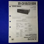 Sony XR-C6100W Service Manual Original Paper Oem Repair Guide Usa. Fixed Price $43.44.