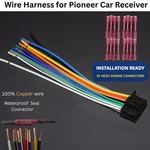Wire Harness For Pioneer DEH-X1810UB DEHX1810UB Kit With Connectors. Fixed Price $10.95.