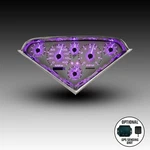 Intellitronix Purple Led Analog Gauge Cluster Set For 1955-1959 Chevy Truck. Fixed Price $745.50.