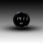 Intellitronix White Led Pyrometer/egt 2 5/8" Gauge - Black Bezel. Fixed Price $214.48.