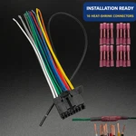 Power Wire Harness For Jvc KD-X260BT KDX260BT Kit With Connectors. Fixed Price $10.95.