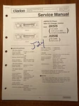 Clarion DX515 XD516 Am/fm Stereo Cd Player Original Service Repair Manual. Fixed Price $14.94.