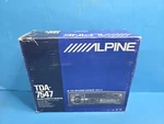 Alpine TDA-7547 Cassette Receiver Original Box Complete Kit Vintage. Fixed Price $187.49.