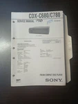 Sony CDX-C680/C780 Service Manual Original Repair Book Comp Disc Player. Fixed Price $49.99.