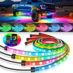 Led Strip Lights, 4 Pcs Waterproof Rgb Kit Dreamcolor Changing. Fixed Price $50.39.
