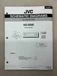 Jvc KD-S590 Original Schematics Free Shipping. Fixed Price $10.00.
