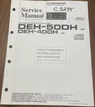 Pioneer DEH-50DH DEH-40DH Cd Player Fm/am Tuner Original Service Repair Manual. Fixed Price $24.94.