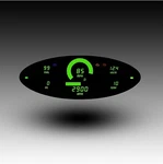 6-GAUGE Universal Panel Green Led Digital Intellitronix DP10007G Made Usa!. Fixed Price $449.90.