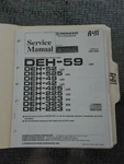 Pioneer DEH-59-52-525-49-42-425-225-523-323 Service Manual Original Repair Book. Fixed Price $49.99.
