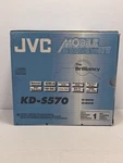 Jvc KD-S570 Cd Car Radio, 180 Watts, Removable Face Untested Sold As Is. Fixed Price $39.99.
