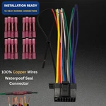 Power Wire Harness For Sony CDX-GS500R CDXGS500R Kit With Connectors. Fixed Price $13.90.