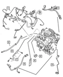 Genuine Mopar Engine Wiring 4801354AC. Fixed Price $113.47.