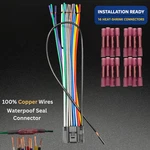 Power Wire Harness For Kenwood KDC-HD458U KDCHD458U Kit With Connectors. Fixed Price $10.95.