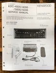 Kenwood KDC-4005 -5005 -4006 -5006 Car Radio Service Manual *original*. Fixed Price $9.97.