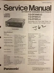Panasonic CQ-DFX99EUCCQ-DF88ELA CQ-DF88EUC Cd Player Original Service Manual. Fixed Price $14.94.