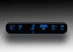 Universal 6 Digital Dash Panel Kit With Blue Led Gauges Intellitronix Usa!. Fixed Price $429.95.