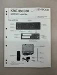 Kenwood KRC-360 370 Original Service Manual Free Shipping. Fixed Price $14.00.