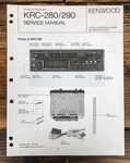 Kenwood KRC-280 KRC-290 Cassette Radio Service Manual *original*. Fixed Price $19.97.