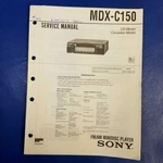 Sony MDX-C150 Service Manual Original Paper Oem Repair Guide Usa. Fixed Price $27.46.