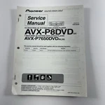 Pioneer Service Manual 6.5 Inch Wide Player AVX-P8DVD Order No CRT3235. Fixed Price $22.25.