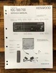 Kenwood KDC-7000 KDC-7100 Car Radio Service Manual *original*. Fixed Price $14.97.