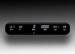 Universal 6 Digital Dash Cluster White Led Gauges Made In The Usa. Fixed Price $413.03.
