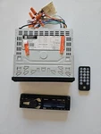 Dual Car Cd Receiver W/ Bluetooth + Usb Aux Input Remote DC207BT Untested. Fixed Price $55.95.