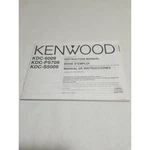 Kenwood Cd-receiver Instruction Manual KDC-6009 KDC-PS709 S5009. Fixed Price $6.98.