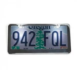 Illuminated Chrome License Plate Frame With Light Bolts And Caps Autoloc Rat. Fixed Price $47.60.