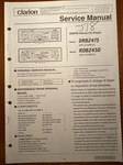 Clarion DRB2475 RDB245D Am/fm Stereo Cd Player Original Service Repair Manual. Fixed Price $14.94.